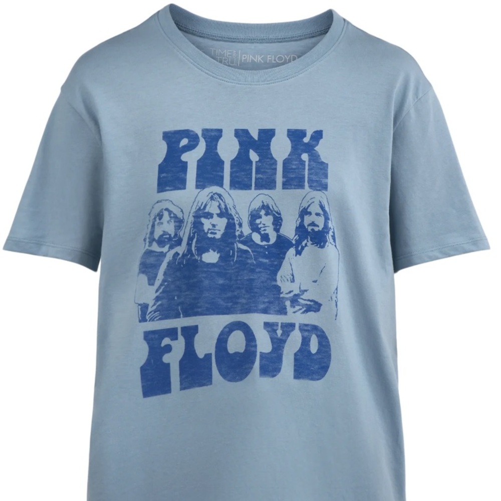Time and Tru Pink Floyd Women's Graphic Tee